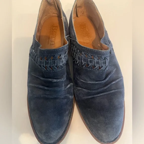 Born Blue Booties Sz 8 - Picture 2 of 4